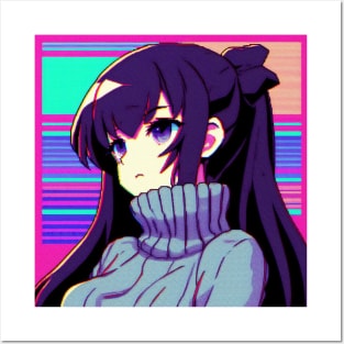 Turtleneck girl Posters and Art